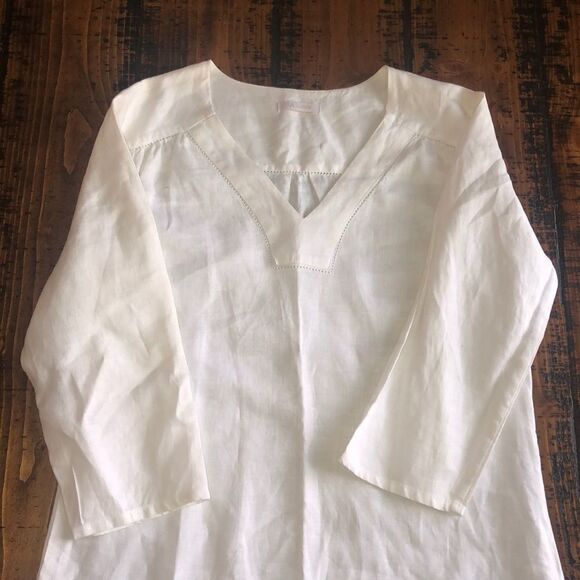 Linen long blouse  - Picture 2 of 7